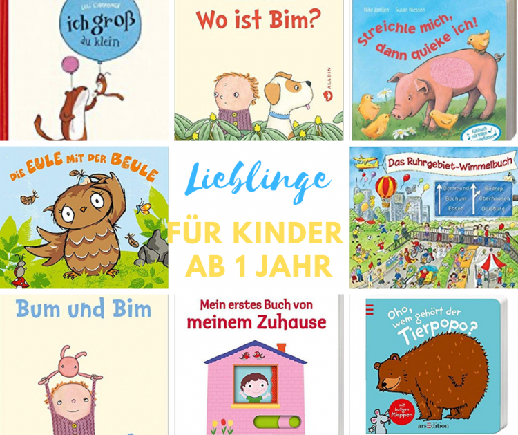 Bücher für Kinder ab 12 Monaten: unsere Lieblinge!